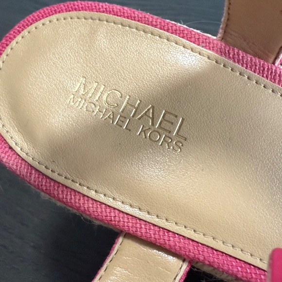 Michael Michael Kors Women’s Pink Espadrille Wedges Size 10 M - Picture 10 of 10